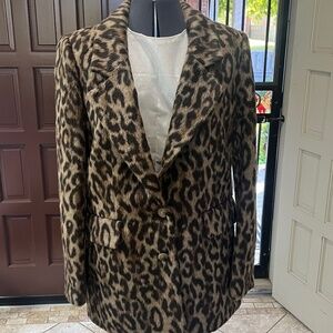 Rebecca Taylor Leopard Coat